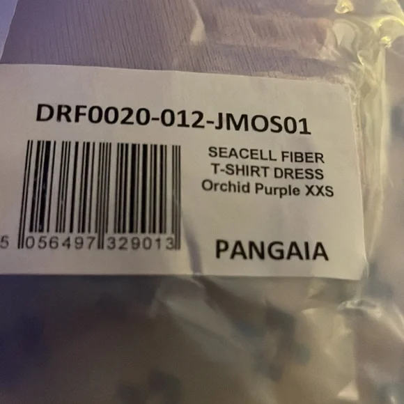 NWT Pangaia Seacell Fiber T Shirt Dress - Picture 4 of 4